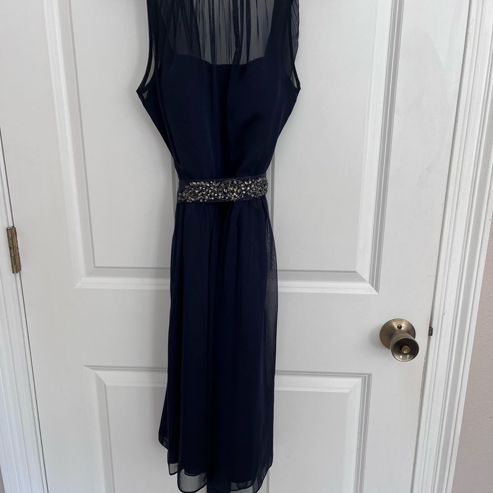 Navy Blue Cocktail Dress